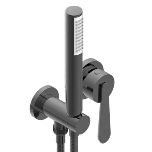 THG - Trim Only For Wall Mixer With Complete Handshower On Hook - Matt Graphite PVD