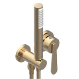 THG - Trim Only For Wall Mixer With Complete Handshower On Hook - Matt Umber PVD