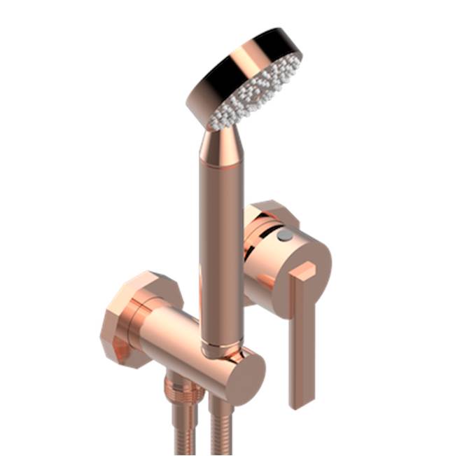 THG - Trim Only For Wall Mixer With Complete Handshower On Hook - Blush PVD