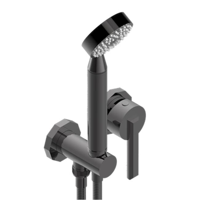 THG - Trim Only For Wall Mixer With Complete Handshower On Hook - Matt Graphite PVD