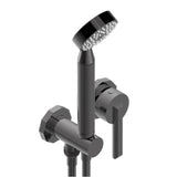 THG - Trim Only For Wall Mixer With Complete Handshower On Hook - Matt Graphite PVD