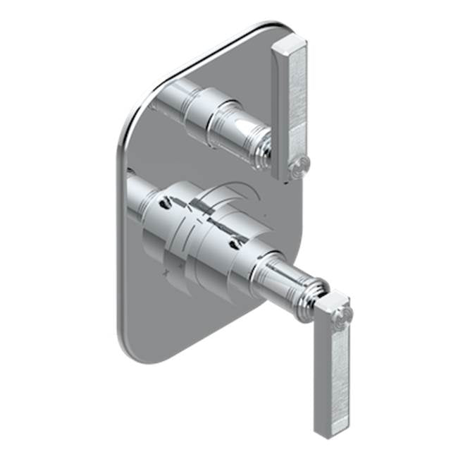Trim for THG thermostatic valve 1 volume control, rough part supplied with fixing box ref.5 300AE/US
