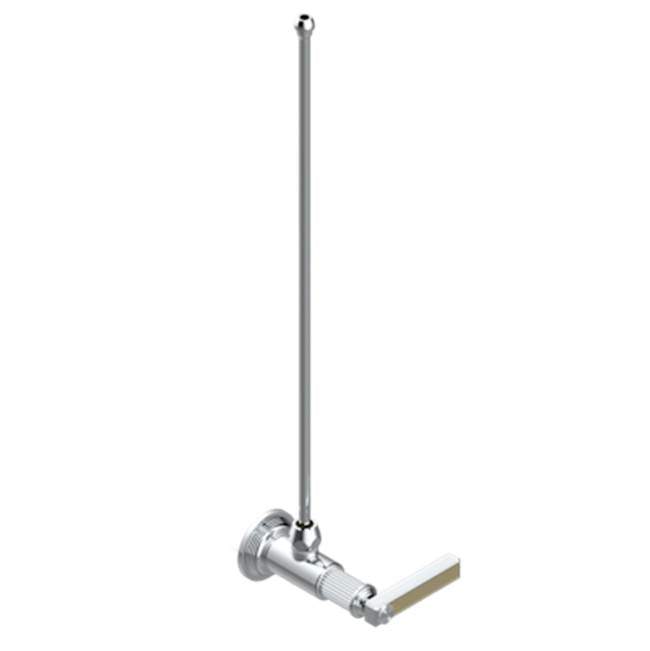 Angle supply valve with 3/8'' adaptor set