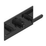 THG - Trim For Thg Thermostat With 2 Valves Ref. 5 401ahm/us Rough Part Supplied With Fixing Box, Item To Be Installed Horizontal - Brown Bronze Color PVD