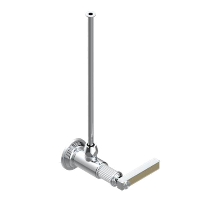 Angle supply valve with 3/8'' adaptor set for toilet