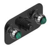 THG - Trim For Thg Thermostat With 2 Valves Ref. 5 401ahm/us Rough Part Supplied With Fixing Box, Item To Be Installed Horizontal - Brown Bronze Color PVD