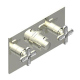 THG - Trim For Thg Thermostat With 2 Valves Ref. 5 401ahm/us Rough Part Supplied With Fixing Box, Item To Be Installed Horizontal - Nickel Polished