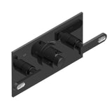THG - Trim For Thg Thermostat With 2 Valves Ref. 5 401ahm/us Rough Part Supplied With Fixing Box, Item To Be Installed Horizontal - Brown Bronze Color PVD