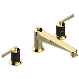 THG - Roman Tub Set With 3/4'' Valves - Gold Color PVD