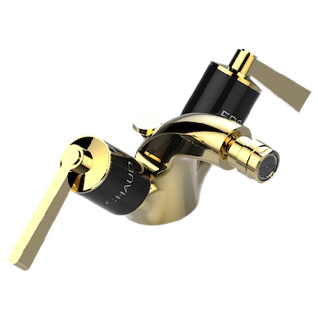 THG - Single Hole Bidet Faucet With Drain - Gold Color PVD