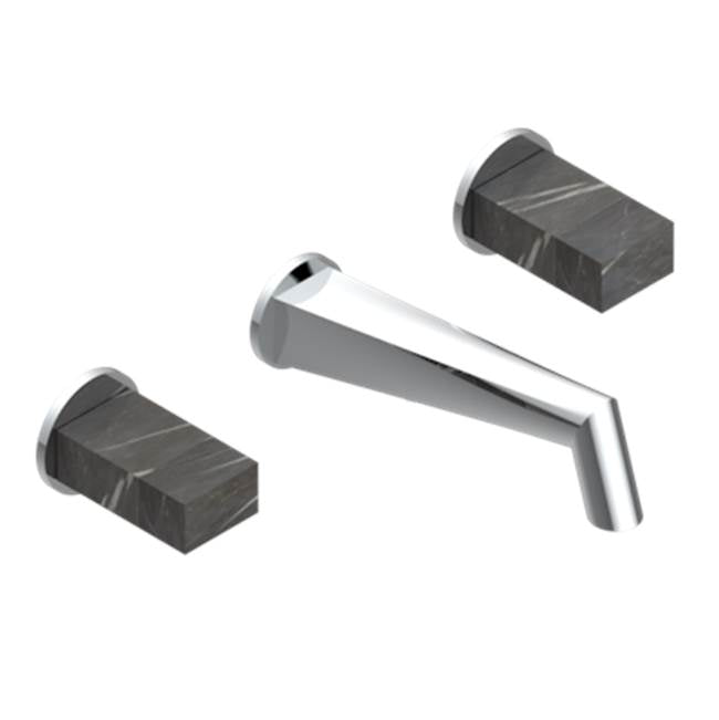 THG - Trim For Wall Mounted 3-hole Bath Set Only - Matt Umber PVD