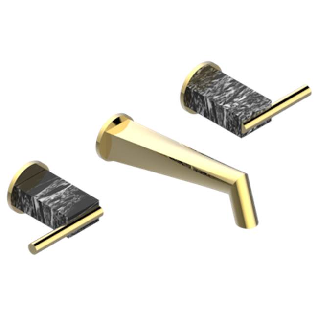 THG - Trim For Wall Mounted 3-hole Bath Set Only - Gold Polished
