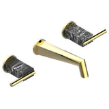 THG - Trim For Wall Mounted 3-hole Bath Set Only - Gold Color PVD