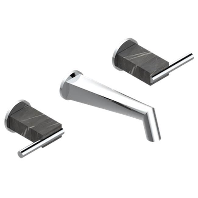 THG - Trim For Wall Mounted 3-hole Bath Set Only - Matt Umber PVD