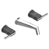 THG - Trim For Wall Mounted 3-hole Bath Set Only - Matt Nickel American Satin