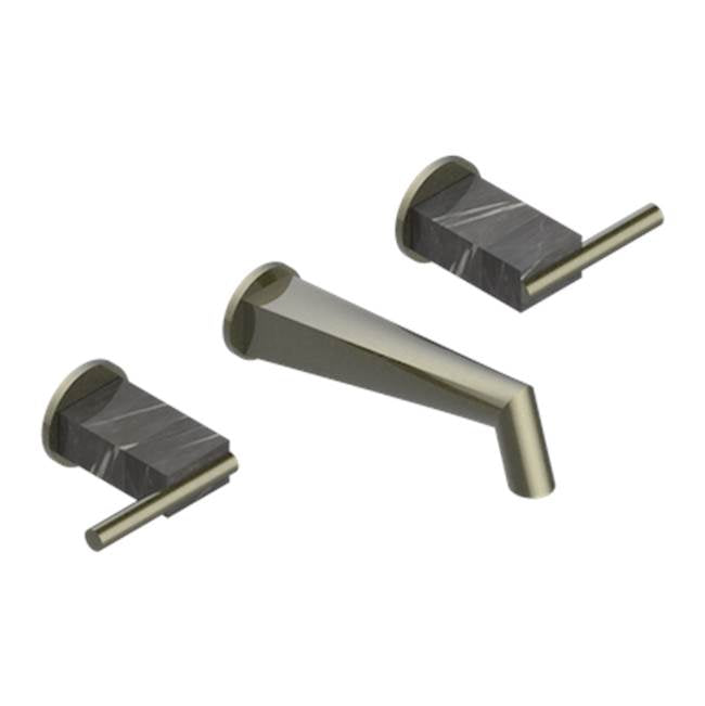 THG - Trim For Wall Mounted 3-hole Bath Set Only - Light Coated Bronze