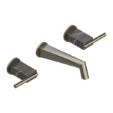 THG - Trim For Wall Mounted 3-hole Bath Set Only - Light Coated Bronze