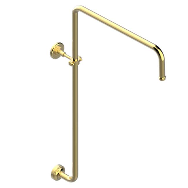 THG - Curved Shower Arm 1/2'' - Gold Color PVD