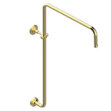 THG - Curved Shower Arm 1/2'' - Gold Color PVD