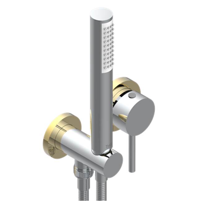 THG - Trim Only For Wall Mixer With Complete Handshower On Hook - Chrome Polished Gold Polished