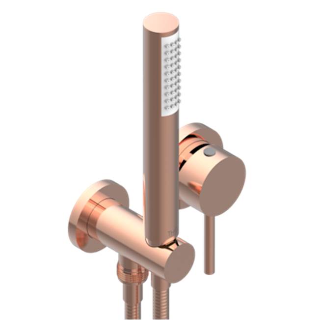 THG - Trim Only For Wall Mixer With Complete Handshower On Hook - Blush PVD