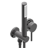 THG - Trim Only For Wall Mixer With Complete Handshower On Hook - Matt Graphite PVD