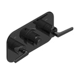 THG - Trim For Thg Thermostat With 2 Valves Ref. 5 401ahm/us Rough Part Supplied With Fixing Box, Item To Be Installed Horizontal - Brown Bronze Color PVD