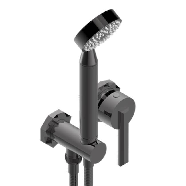 THG - Trim Only For Wall Mixer With Complete Handshower On Hook - Matt Graphite PVD