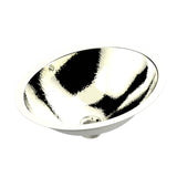 THG - Oval Basin, 19 1/2'' x 15 3/8'', With Overflow And Flat Edge, To Fix Under, Hammered Metal Finishing - Nickel Polished