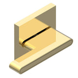 THG - Wall volume control 30 & 32 trim - Gold Polished