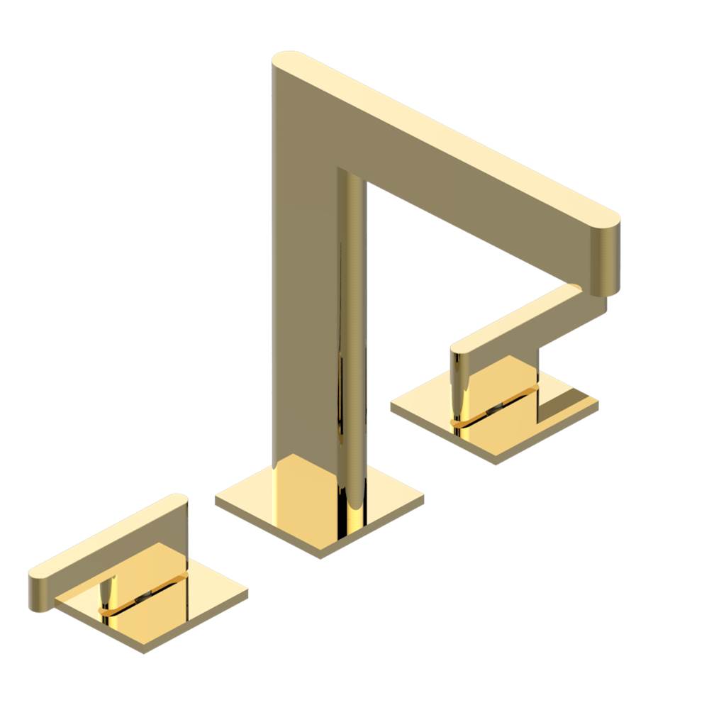 THG - Widespread lavatory set with drain - Gold Polished
