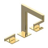 THG - Widespread lavatory set with drain - Gold Polished