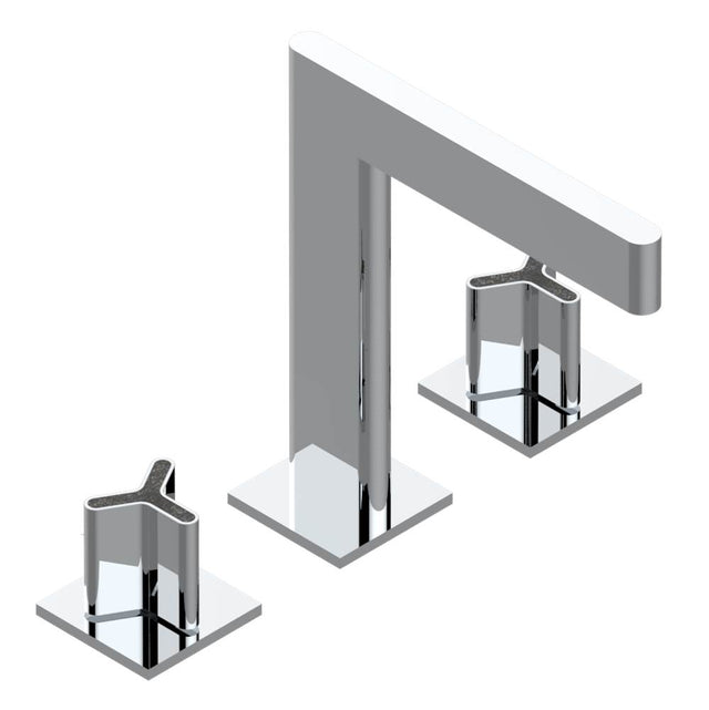THG - Widespread lavatory set with drain - Matt Umber PVD