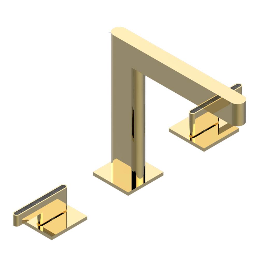 THG - Roman tub set with 3/4'' valves - Gold Polished