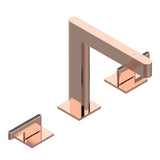 THG - Roman tub set with 3/4'' valves - Blush PVD