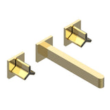 THG - Trim for wall mounted 3-hole bath set only - Gold Polished