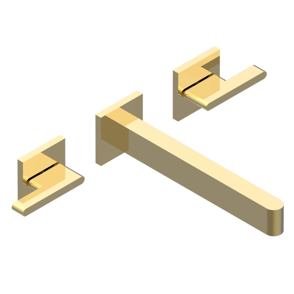 THG - Trim for wall mounted 3-hole bath set only - Gold Polished