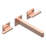 THG - Trim for wall mounted 3-hole bath set only - Blush PVD