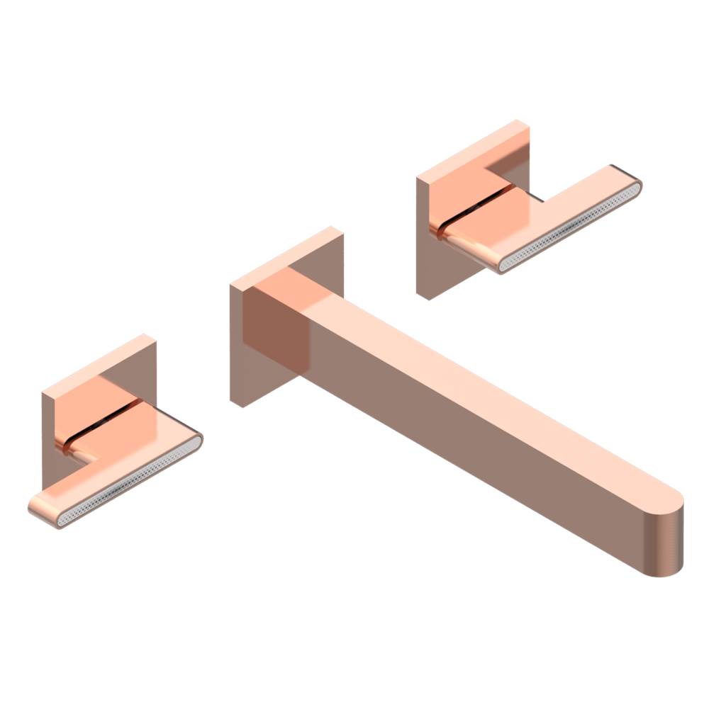 THG - Trim for wall mounted 3-hole bath set only - Blush PVD