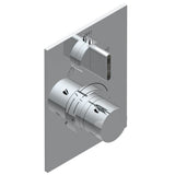THG - Trim for THG thermostat with 2-way diverter, rough part supplied with fixing box ref. 5 500AE/US - Matt Umber PVD