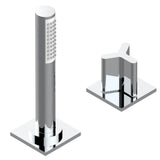 THG - Deck mounted mixer with handshower, progressive cartridge - Umber PVD