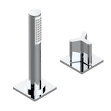 THG - Deck mounted mixer with handshower, progressive cartridge - Umber PVD