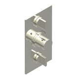 THG - Trim for THG thermostat 2 volume controls, rough part supplied with fixing box ref. 5 400AE/US - Nickel Polished