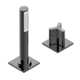 THG - Deck mounted mixer with handshower, progressive cartridge - Matt Graphite PVD