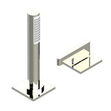 THG - Deck mounted mixer with handshower, progressive cartridge - Nickel Polished