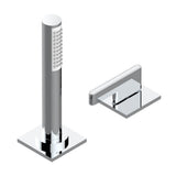 THG - Deck mounted mixer with handshower, progressive cartridge - Umber PVD