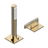 THG - Deck mounted mixer with handshower, progressive cartridge - Matt Umber PVD