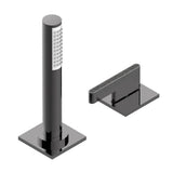 THG - Deck mounted mixer with handshower, progressive cartridge - Matt Graphite PVD