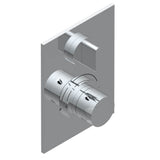 THG - Trim for THG thermostat 1 volume control, rough part supplied with fixing box ref.5 300AE/US - Matt Umber PVD