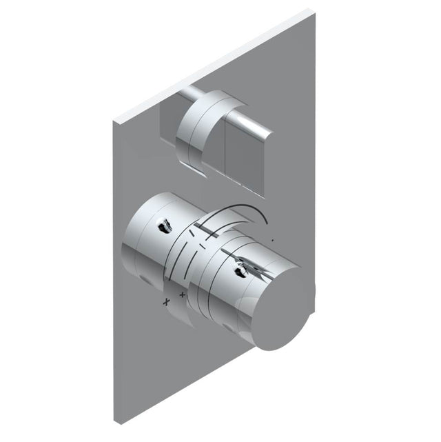 THG - Trim for THG thermostat 1 volume control, rough part supplied with fixing box ref.5 300AE/US - Matt Umber PVD
